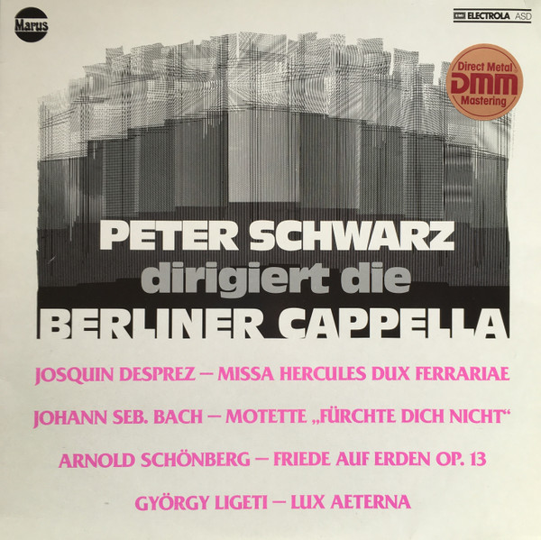 Peter Schwarz Dirigiert Die Berliner Cappella