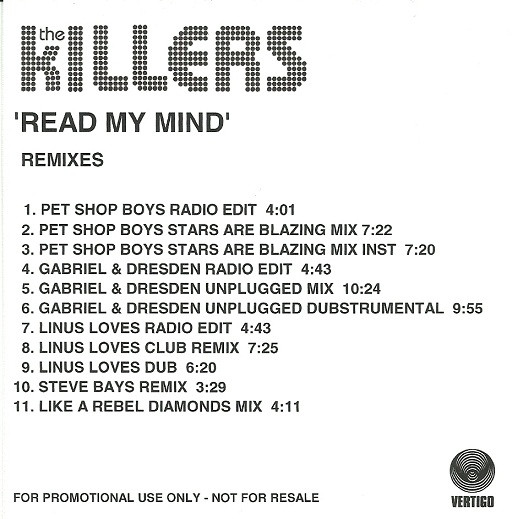 Read My Mind - Remixes