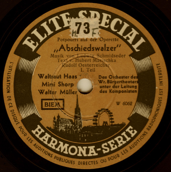 Potpourri Aus Der Operette „Abschiedswalzer”