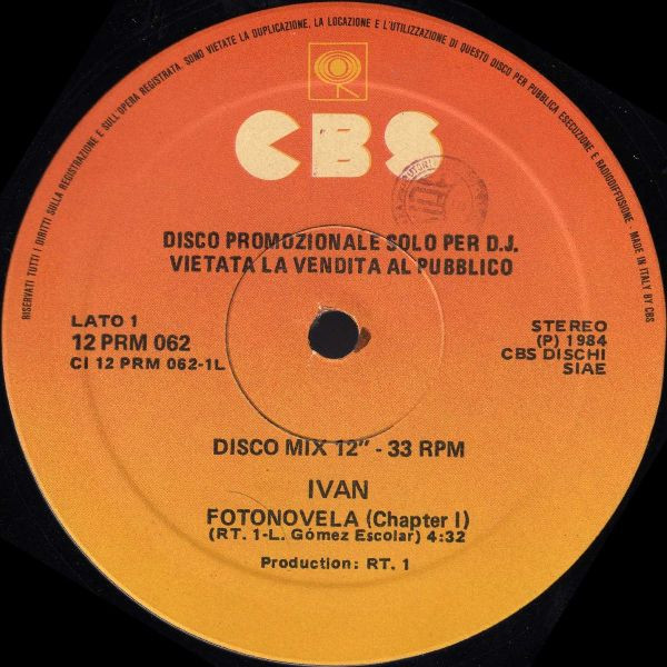 Fotonovela (Chapter I) / I. C. Eyes (Special Re-Mix)