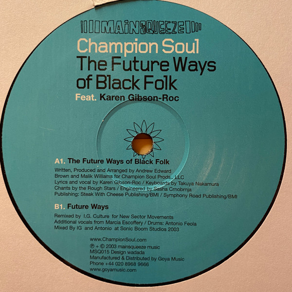 Future Ways Of Black Folk