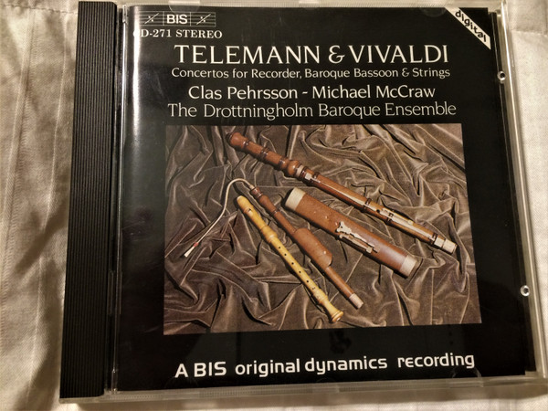 Concertos For Recorder, Baroque Basson & Strings