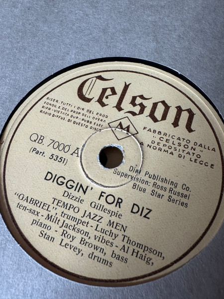 Diggin' For Diz / Confirmation