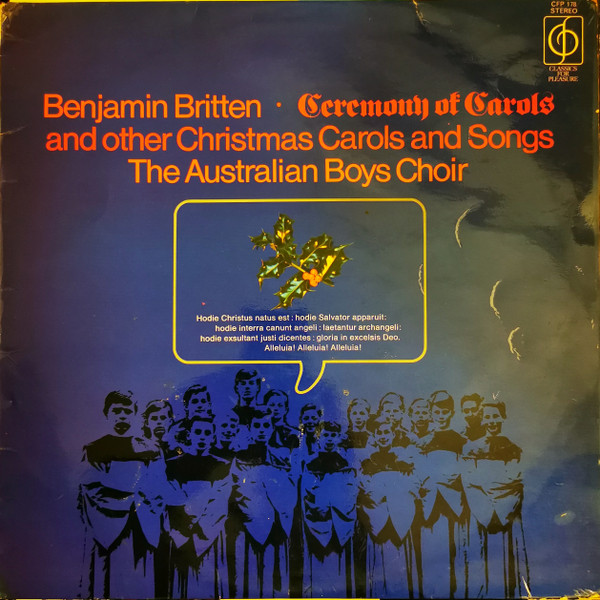 Ceremony Of Carols And Other Christmas Carols And Songs