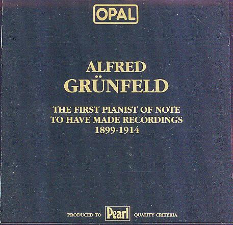 Alfred Grünfeld 1899-1914