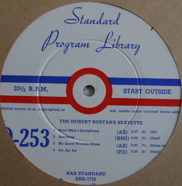 The Hubert Rostang Sextette