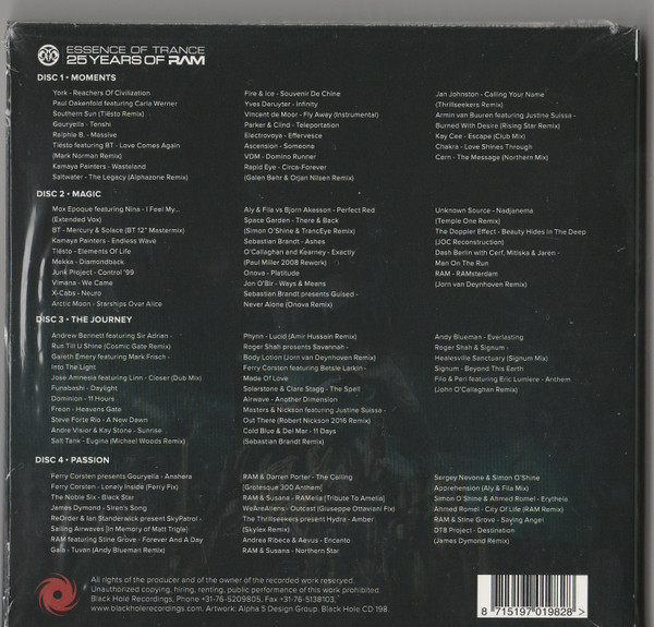 Essence Of Trance: 25 Years Of RAM