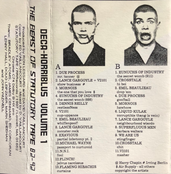 Deca-Horriblus Volume 1 - The Beast Of Statutory Tape 82-92