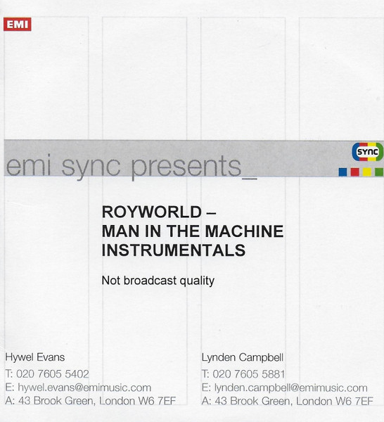 Man In The Machine Instrumentals
