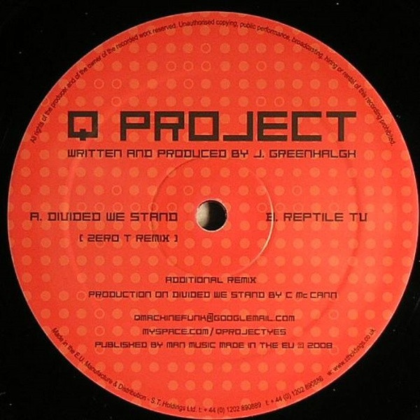 Divided We Stand (Zero T Remix) / Reptile TV