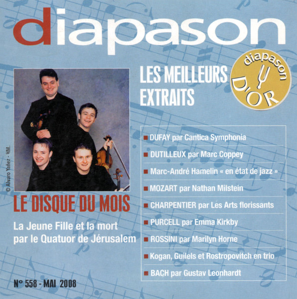Diapason, Les Meilleurs Extraits, N° 558 - Mai 2008