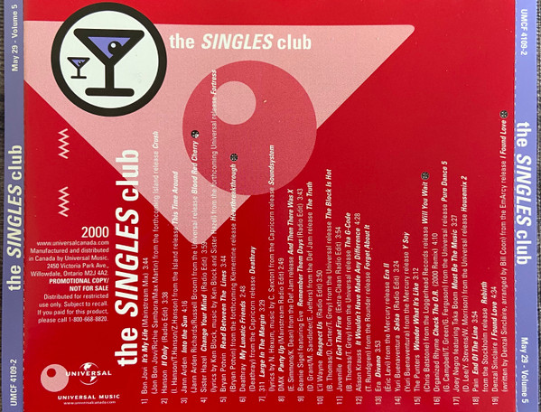 The Singles Club (May 29, 2000) (Volume 5)