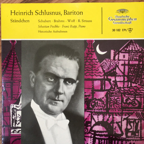 Heinrich Schlusnus, Bariton