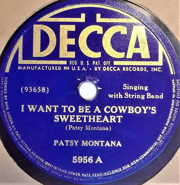 I Want To Be A Cowboy's Sweetheart / I'll Keep On Wishing For You