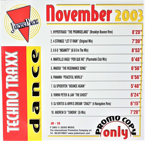 Dance Techno Traxx 18 - November 2003