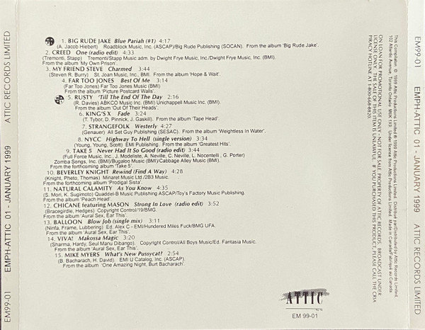 EMPH-Attic 01 - January 1999