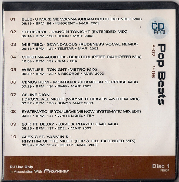 CD Pool Pop Beats V.07 S.06