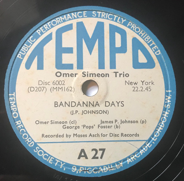 Bandanna Rag / Creole Lullaby