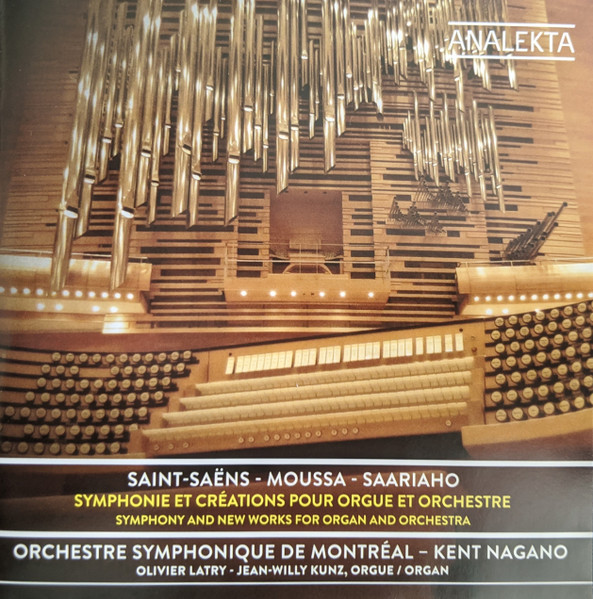 Saint-Saëns, Moussa, Saarihao : Symphonie Et Créations Avec Orgue