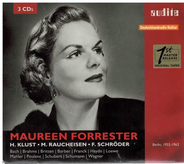 Bach - Brahms - Britten - Barber - Franck - Haydn - Loewe - Mahler - Poulenc - Schubert - Schumann - Wagner