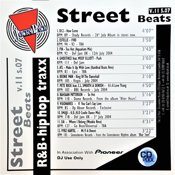 Jocks Pack Street Beats R&B - Hip Hop Traxx V.11 S.07