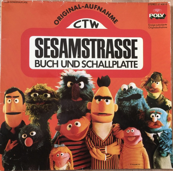 Sesamstrasse Buch Und Schallplatte
