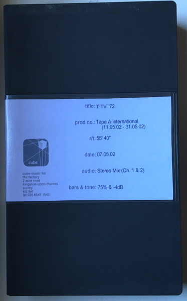 T:TV 72 (Tape A International 11.05.02 - 31.05.02)