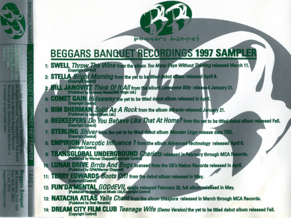 Beggars Banquet Recordings 1997 Sampler