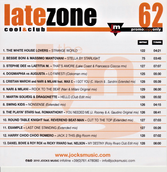 Late Zone Vol. 62 (Cool & Club)