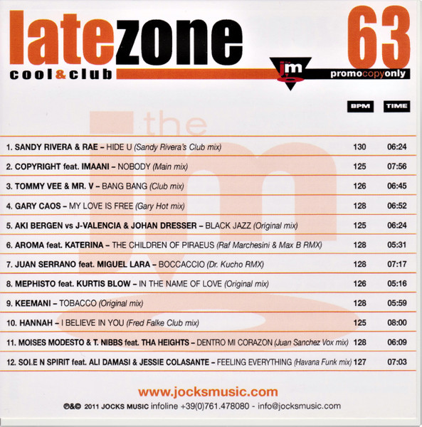 Late Zone Vol. 63 (Cool & Club)