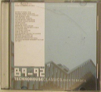 Back To Basics Volume 1 - Technohouse Classics 1989-92