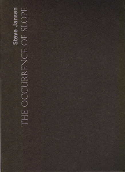 The Occurrence Of Slope