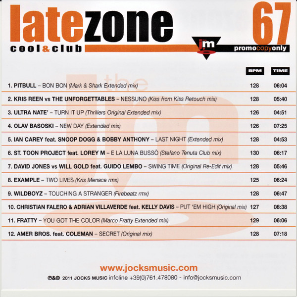 Late Zone Vol. 67 (Cool & Club)