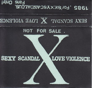 Sexy Scandal Love Violence 1985.10.4 神楽坂Explosion