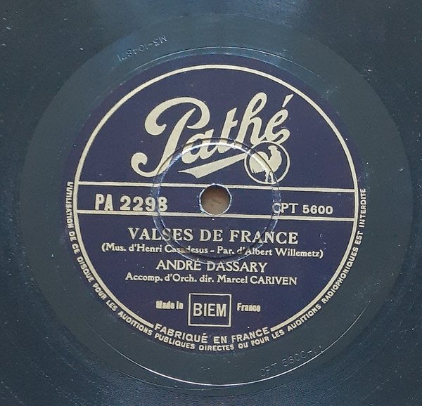 Valses De France / Berceuse De Jocelyn