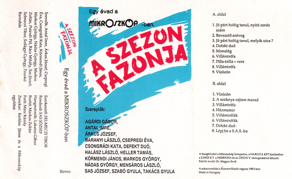 A Szezon Fazonja - Egy Évad A Mikroszkóp-ban