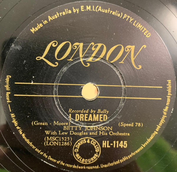 I Dreamed / If It's Wrong To Love You