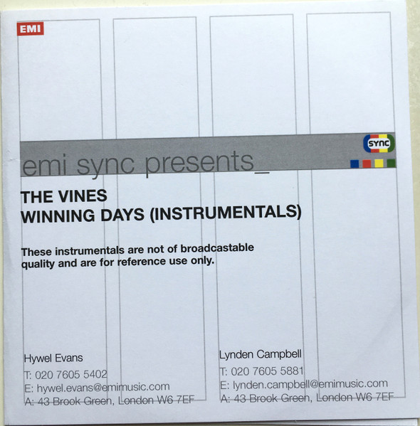 Winning Days (Instrumentals)