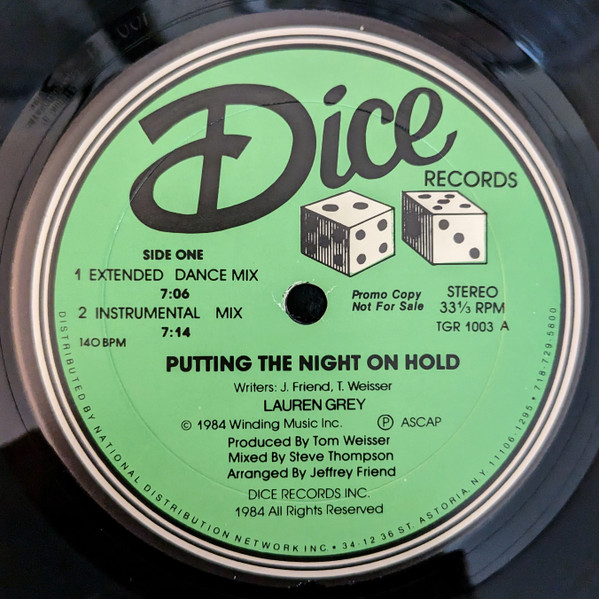 Putting The Night On Hold (Extended Dance Mix)