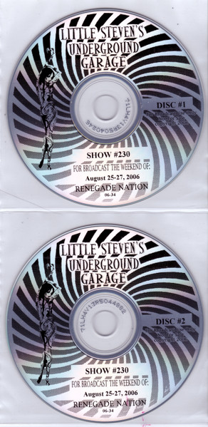 Little Steven's Underground Garage: Show #230 - Weekend 8/25 -27/2006
