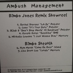Bimbo Jones Remix Showreel
