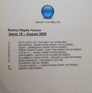 Kenny Hayes Fanzine Issue 10 - August 2006