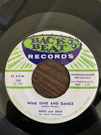 Wine Dine And Dance / I'll Give Love To You