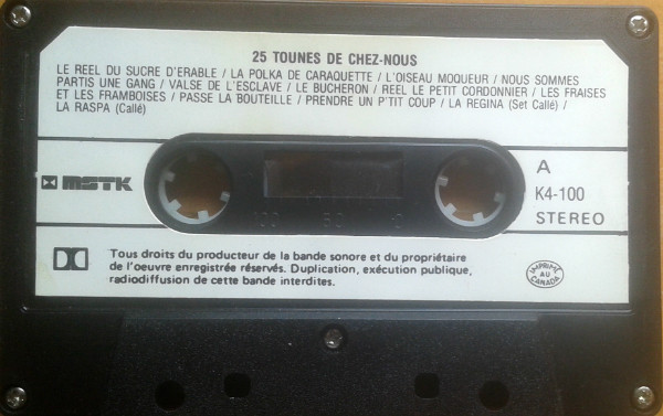 25 Tounes De Chez Nous