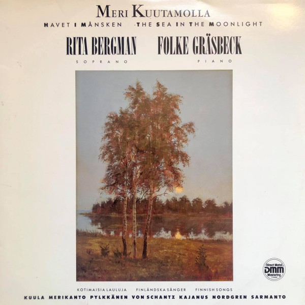 Meri Kuutamolla = Havet i månsken = The Sea In The Moonlight - Kotimaisia Lauluja = Finländska Sånger = Finnish Songs