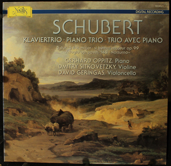 Klaviertrio - Piano Trio - Trio Avec Piano / B-Dur - B Flat Major - Si Bémol Majeur Op. 99 Adagio Op. Posth. 148 "Notturno"