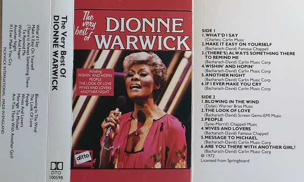 The Very Best Of Dionne Warwick