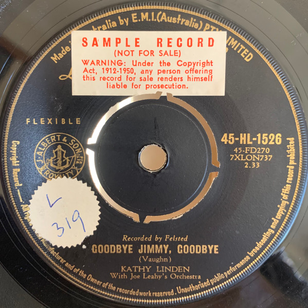 Goodbye Jimmy, Goodbye / Heartaches At Sweet Sixteen