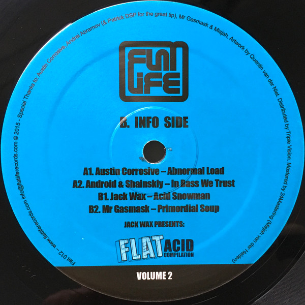 Jack Wax Presents: "Flat Acid Compilation" Volume 2