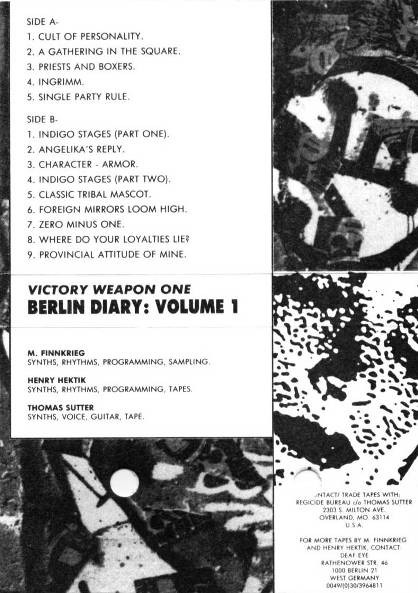 Berlin Diary: Volume 1 - Victory Weapon One